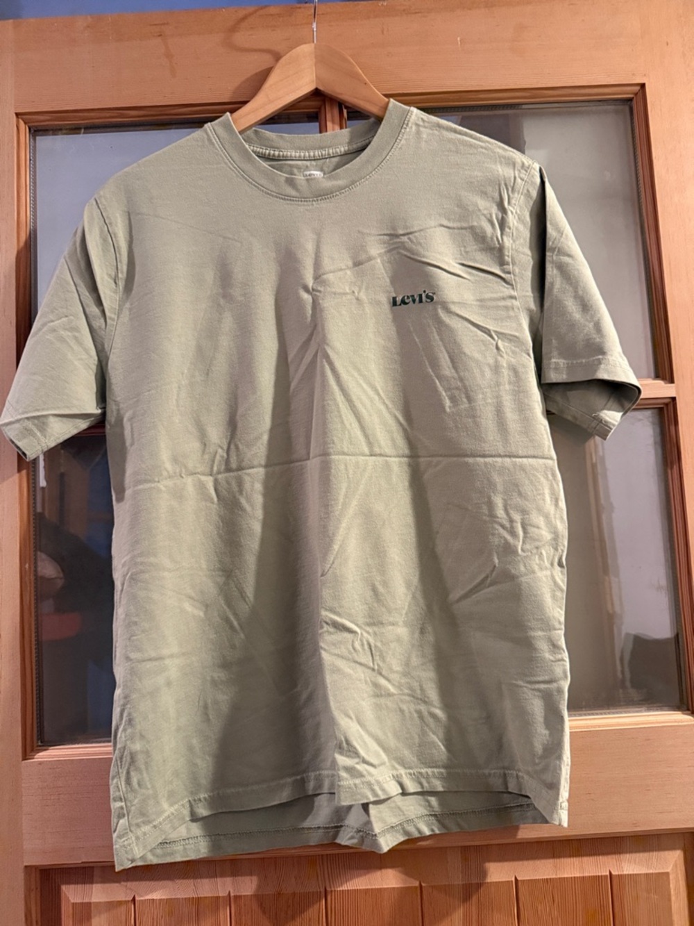Levi's Men's Light Sage Green Short Sleeve Logo Tee